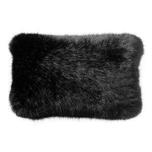 JULIA | Sierkussen | 30×50 cm | Raven | Zwart | Hoii | Met luxe binnen