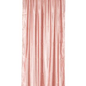 J-Line gordijn Omkeerbaar Sequin – textiel – roze/champagne J-Line gordijn Omkeerbaar Sequin – textiel – roze/champagne