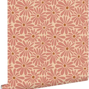 ESTAhome behang madeliefjes terracotta roze – 53 cm x 10.05 m – 131151 ESTAhome behang madeliefjes terracotta roze – 53 cm x 10.05 m – 131151