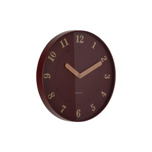 Karlsson wandklok Amena – rood – Ø40cm Karlsson wandklok Amena – rood – Ø40cm