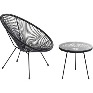 Kare Design Tuinmeubilair Acapulco Mono zwart