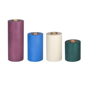 Hübsch kandelaars Crayon – eikenhout – ø6xh7, ø6xh10, ø6xh15cm