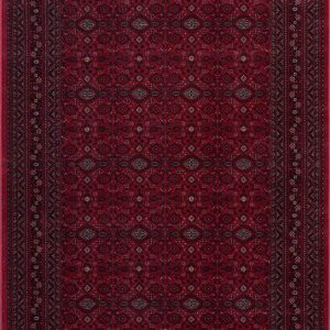 Interieur05 Vintage vloerkleed By Beppe rood met franjes – 195 x 300 c