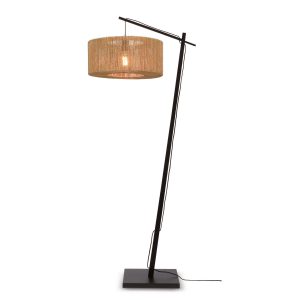 GOOD&MOJO vloerlamp Iguazu – zwart – Ø50cm GOOD&MOJO vloerlamp Iguazu – zwart – Ø50cm