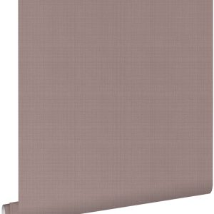 ESTAhome behang linnenstructuur lila paars – 53 cm x 10.05 m – 131124