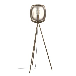 EGLO vloerlamp Romazzina – e27 – brons