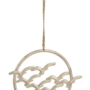 J-Line hanger Vogels Cirkels – aluminium – zilver – 3 stuks J-Line hanger Vogels Cirkels – aluminium – zilver – 3 stuks