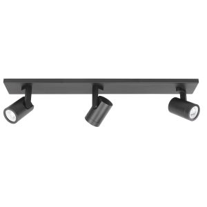 Highlight spot HALO – 3 lichts – 65 x 15 cm – zwart