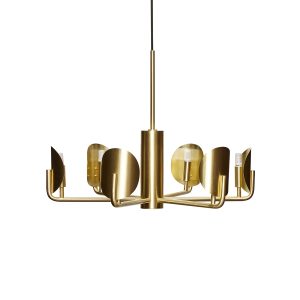 Hübsch kroonluchter Pomp – ijzer – ø54xh40cm Hübsch kroonluchter Pomp – ijzer – ø54xh40cm