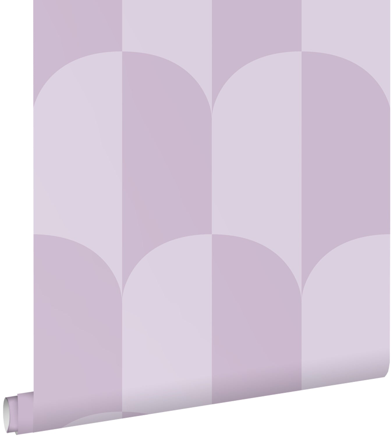 ESTAhome behang art deco bogen lila paars - 53 cm x 10.05 m - 139993