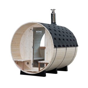 Home Deluxe LAGOM DELUXE barrelsauna met houtkachel – Afmetingen: ca. Home Deluxe LAGOM DELUXE barrelsauna met houtkachel – Afmetingen: ca.