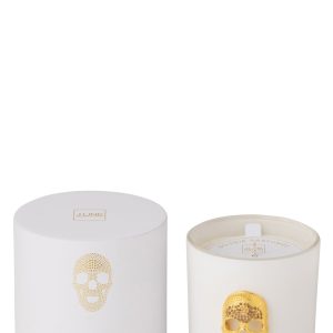 J-Line geurkaars Doodskop Nuit Blanche – White Floral Tonk – glas – wi J-Line geurkaars Doodskop Nuit Blanche – White Floral Tonk – glas – wi