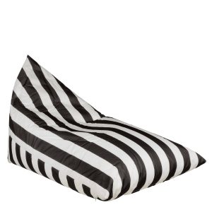 In The Mood Collection Rissy Zitzak – L140 x B95 x H95 cm – Zwart, Wit