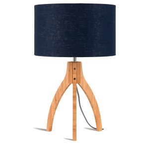 GOOD&MOJO tafellamp Annapurna – blauw – Ø47cm GOOD&MOJO tafellamp Annapurna – blauw – Ø47cm