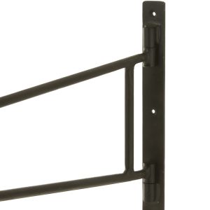 J-Line tafelmuur Draaiend Rond – hout/metaal – naturel