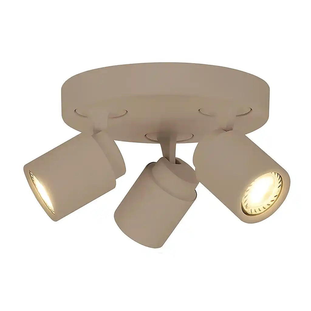 Freelight spot Razza - 3 lichts - 21 x 14 cm - beige