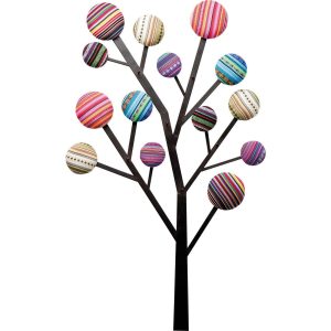 Kare Design Wand kapstok Bubble Tree 111cm Kare Design Wand kapstok Bubble Tree 111cm