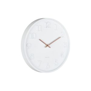 Karlsson wandklok Calma – wit – 3.8x30x30cm Karlsson wandklok Calma – wit – 3.8x30x30cm