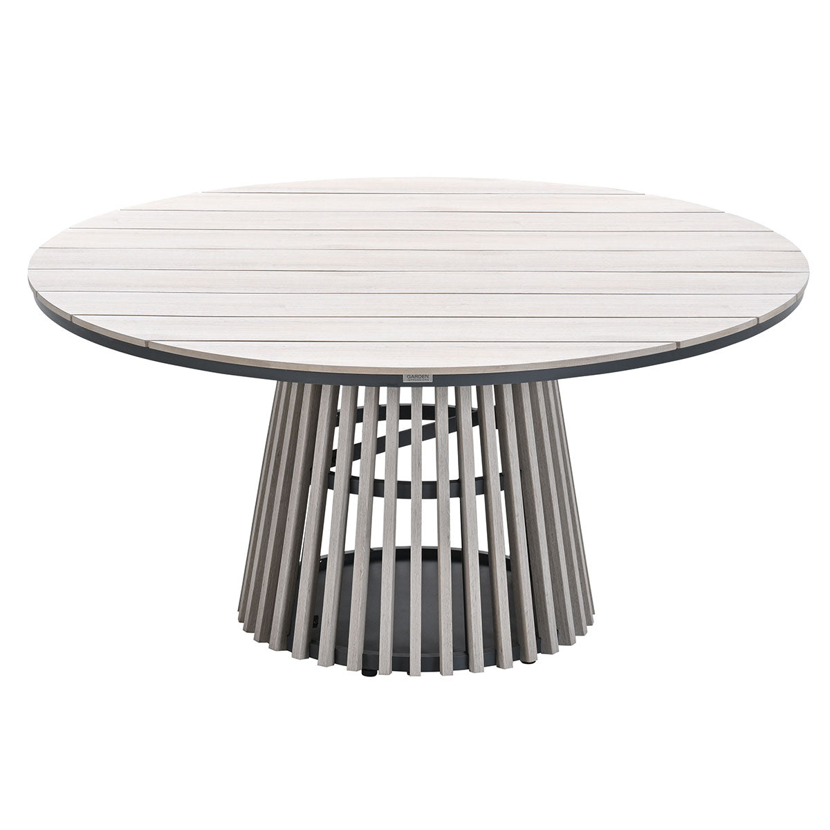 Garden Impressions tuintafel Annie light teak vironwood Ø148x72 cm