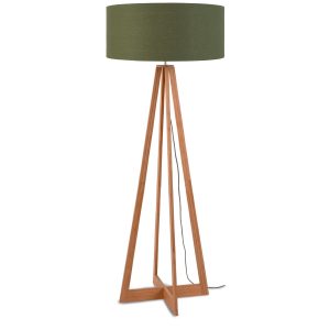 GOOD&MOJO vloerlamp Everest – groen – Ø60cm