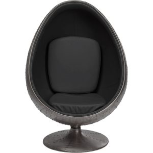 Kare Design Draaifauteuil Eye Ball fluweel zwart Kare Design Draaifauteuil Eye Ball fluweel zwart