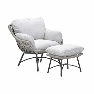 Garden Impressions loungestoel Selene rope taupe