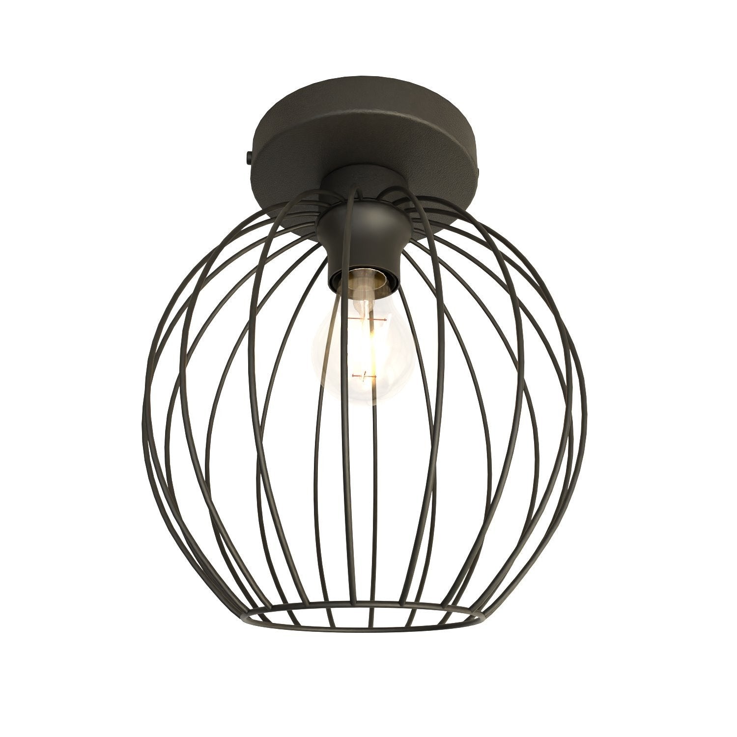 Emibig plafondlamp Nest - 1 lichts - 24 x 28 cm - zwart