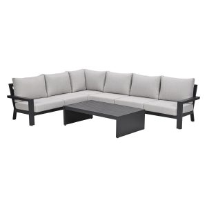 Garden Impressions Loungeset Sorelli 5-delig – donker grijs