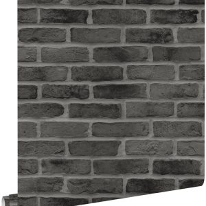 ESTAhome behang bakstenen zwart – 53 cm x 10.05 m – 139138 ESTAhome behang bakstenen zwart – 53 cm x 10.05 m – 139138