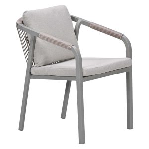 Garden Impressions Tuinstoel Milou stapelbaar – taupe