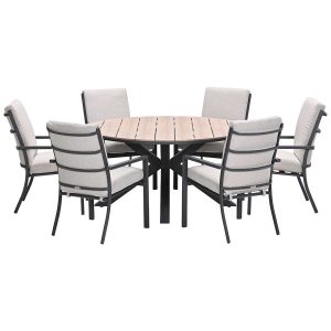 Garden Impressions tuinset Senja – Tulli – desert sand – Ø148×75 cm – Garden Impressions tuinset Senja – Tulli – desert sand – Ø148×75 cm –