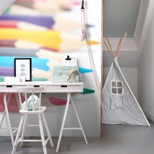 ESTAhome fotobehang kleurpotloden meerkleurig – 93 x 211.5 cm – 156504 ESTAhome fotobehang kleurpotloden meerkleurig – 93 x 211.5 cm – 156504