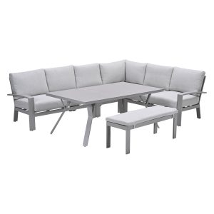 Garden Impressions Camilo lounge dining set 6-delig rechts – taupe