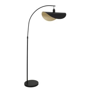 HOME DELUXE Design booglamp RONA – zwart/goud