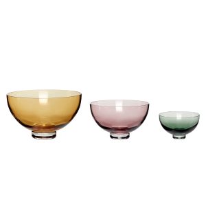 Hübsch kommen Radiant – glas – ø12xh7, ø18xh11, ø22xh13cm Hübsch kommen Radiant – glas – ø12xh7, ø18xh11, ø22xh13cm