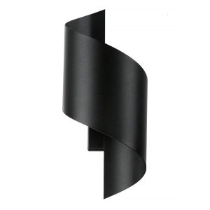 Emibig wandlamp Spiner – 1 lichts – 14 x 30 cm – zwart Emibig wandlamp Spiner – 1 lichts – 14 x 30 cm – zwart