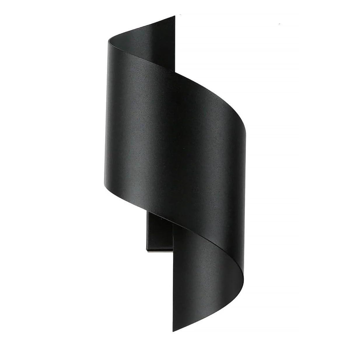 Emibig wandlamp Spiner - 1 lichts - 14 x 30 cm - zwart
