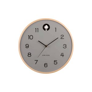 Karlsson wandklok Natural Cuckoo – grijs – Ø31.5cm Karlsson wandklok Natural Cuckoo – grijs – Ø31.5cm