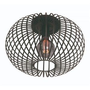 Freelight plafondlamp Aglio – 1 lichts – 40 x 24 cm – zwart Freelight plafondlamp Aglio – 1 lichts – 40 x 24 cm – zwart