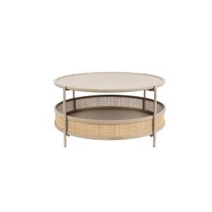 Housecraft Living Makoto Salontafel Rond 80 cm Zand – Beige