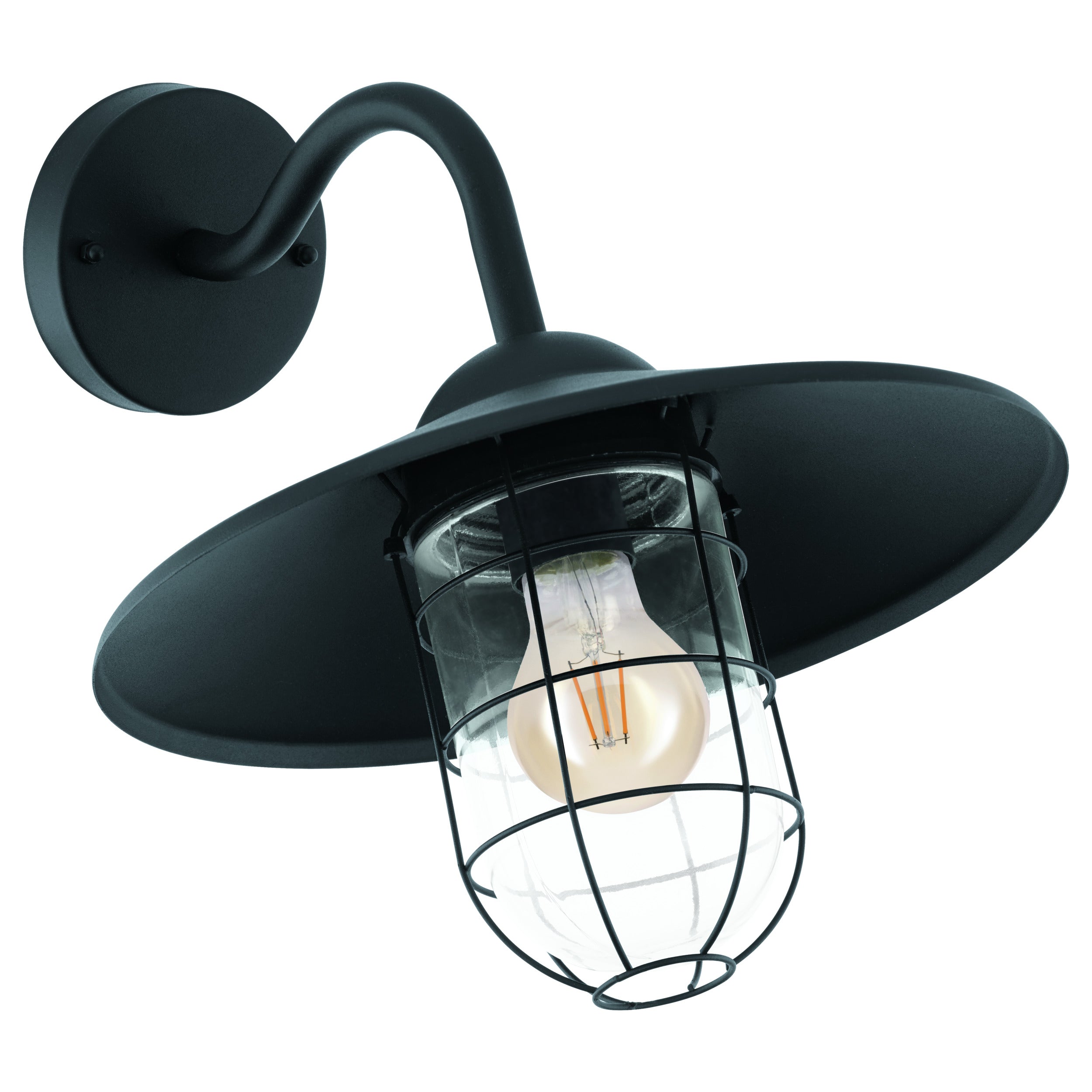 EGLO wandlamp buiten Melgoa - e27 - 30 cm - zwart