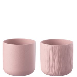 J-Line bloempot Gen – keramiek – roze – medium – 2 stuks – Ø 15 cm J-Line bloempot Gen – keramiek – roze – medium – 2 stuks – Ø 15 cm