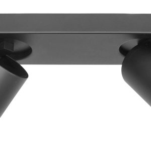 Highlight spot Oliver – 2 lichts – 26 x 13 cm – zwart