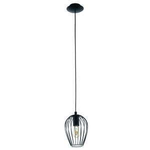 EGLO hanglamp Newtown – e27 – ø 16 cm – zwart EGLO hanglamp Newtown – e27 – ø 16 cm – zwart