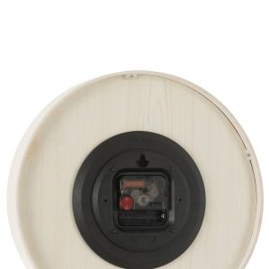 J-Line klok – multiplex/hout – wit – small – Ø 30 cm J-Line klok – multiplex/hout – wit – small – Ø 30 cm