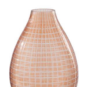 J-Line vaas – glas – oranje
