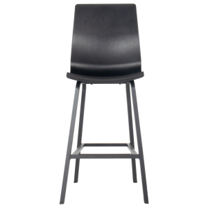 Hartman Barstoel Sophie Wave – Zwart Kunststof – Set Van 2 Hartman Barstoel Sophie Wave – Zwart Kunststof – Set Van 2