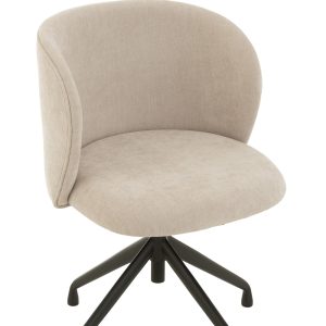 J-Line stoel Turn/Up/Down – textiel – beige