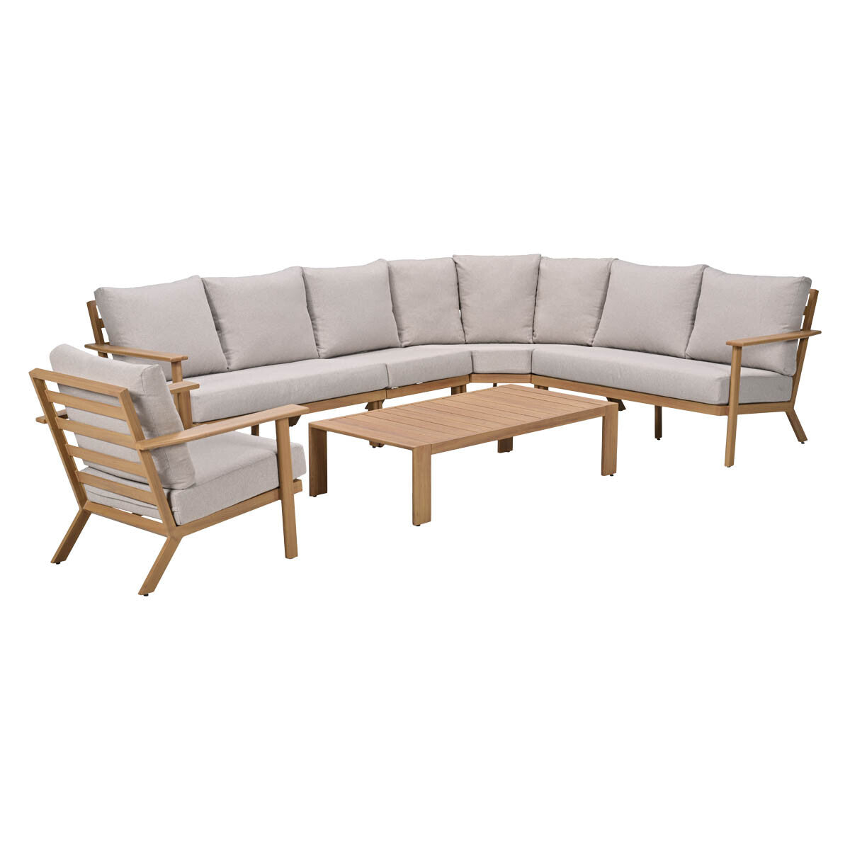 Garden Impressions Loungeset Ariane 6-delig - light teak look