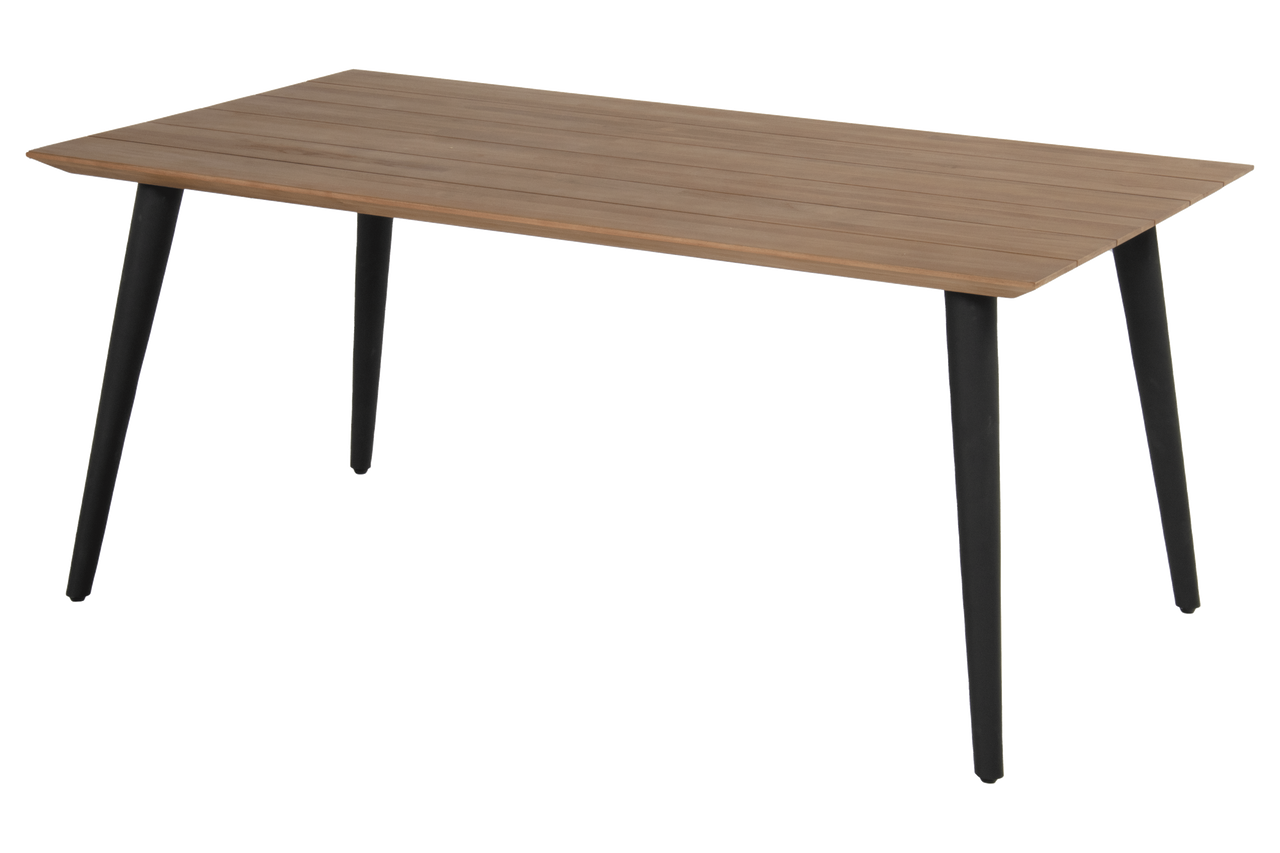 Hartman Tuintafel Sophie Studio - Naturel - Zwart Teak - 170x100x76cm